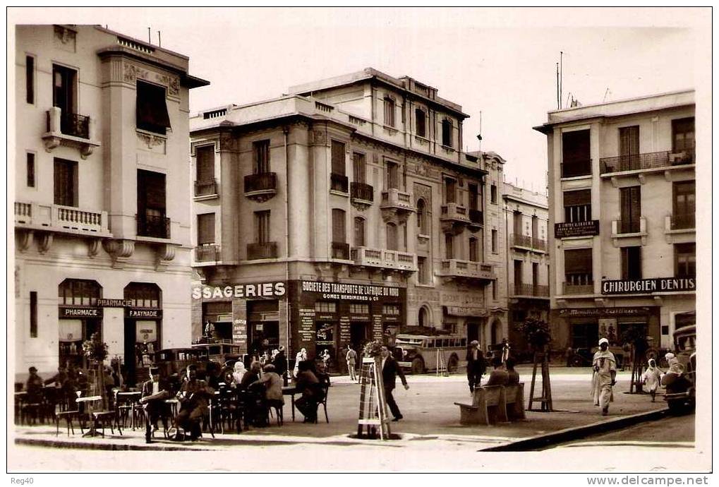 ALGERIE  - MOSTAGANEM  - La Place DUBARAEL (Animée 1937) - Mostaganem