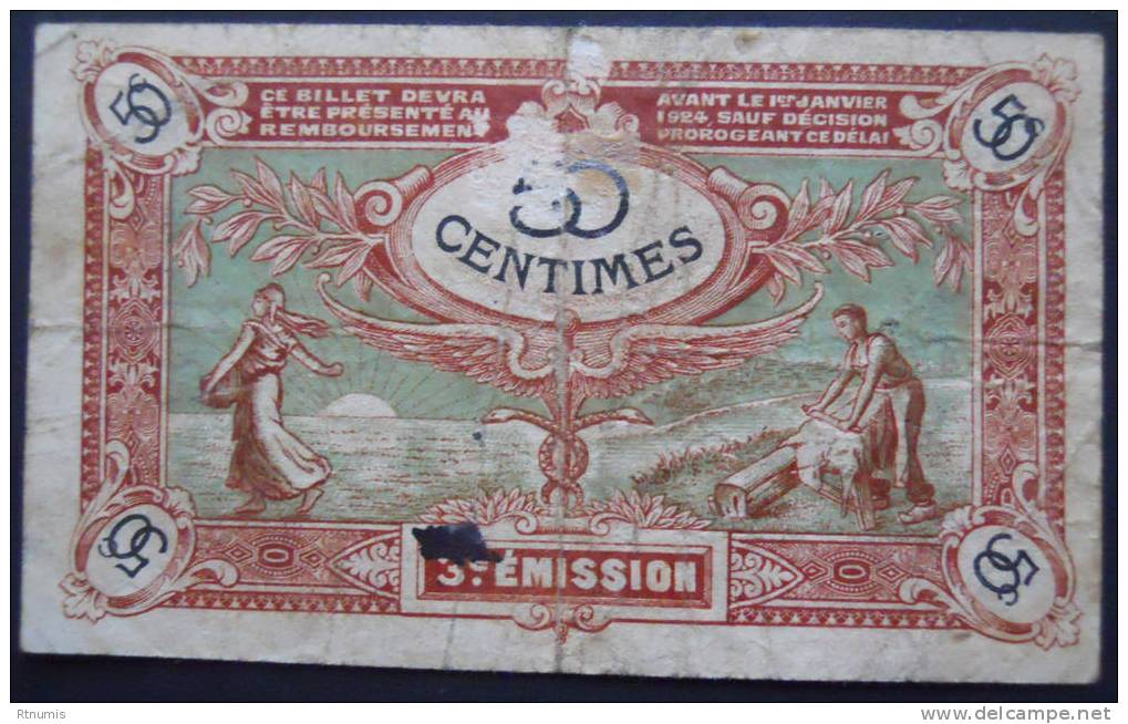 Deux-Sèvres Niort 50 Centimes Pirot 10 - Chambre De Commerce