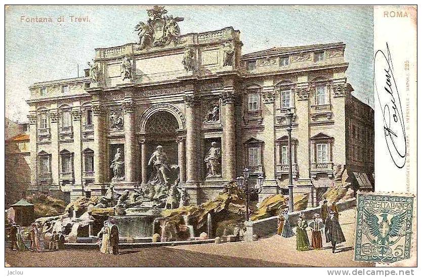 FONTANA DI TREVI ROMA REF 17419 - Fontana Di Trevi