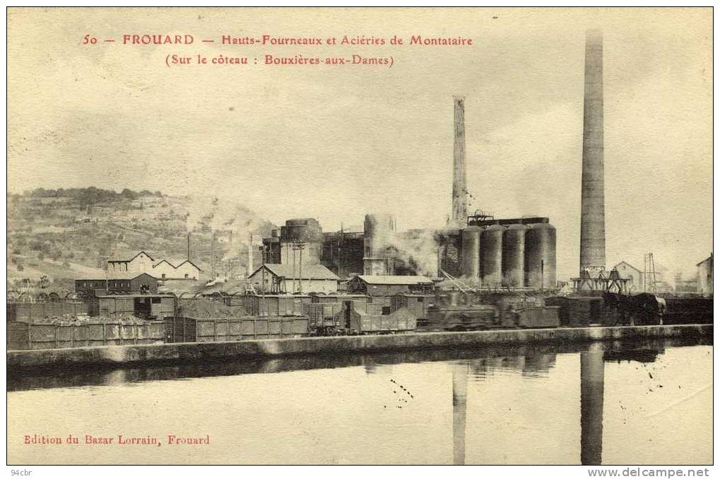 CPA (54)     FROUARD  Hauts Fourneaux Et Acieries De Montataire - Frouard