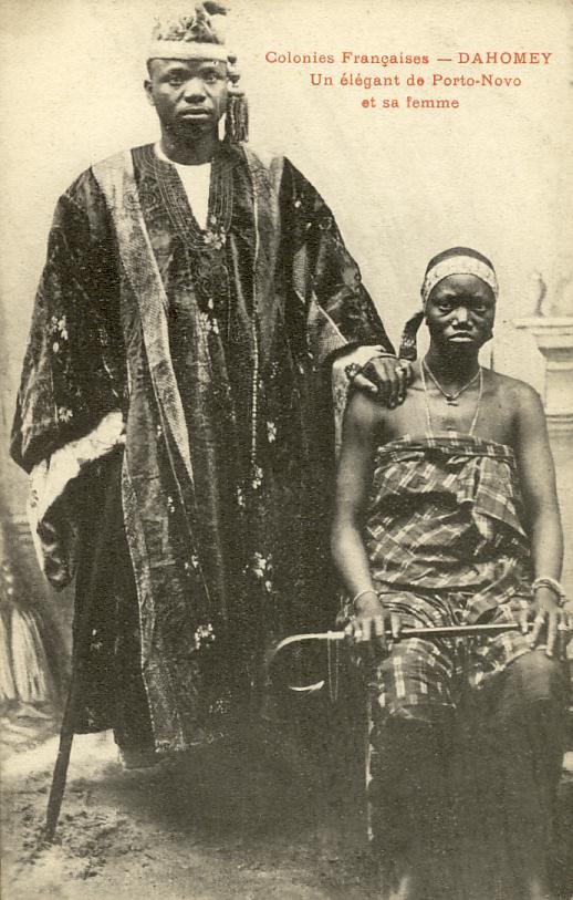 Afrique - Dahomey - Un élégant De Porto Novo Et Sa Femme - Dahome