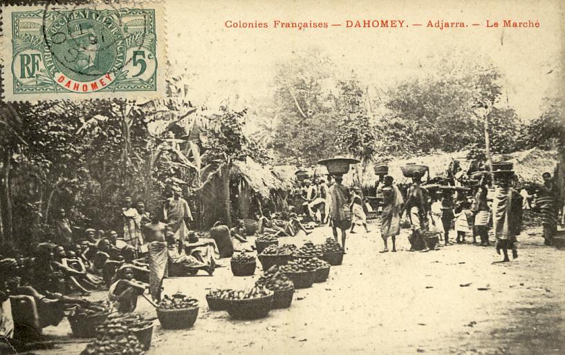 Afrique - Dahomey - Adjarra - Marché - Dahome