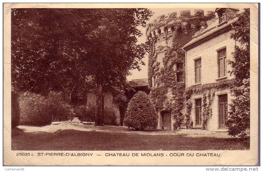 73 - Saint-Pierre D'Albigny - Le Château De Miolans - Cour Du Château - Saint Pierre D'Albigny
