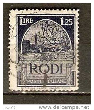 Dodecanese (Greece) 1929  1.25   (o) Rodi - Dodekanisos