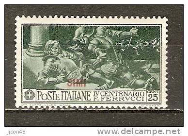 Dodecanese (Greece) 1930 Ferrucci  25c   (*) Simi - Dodekanisos