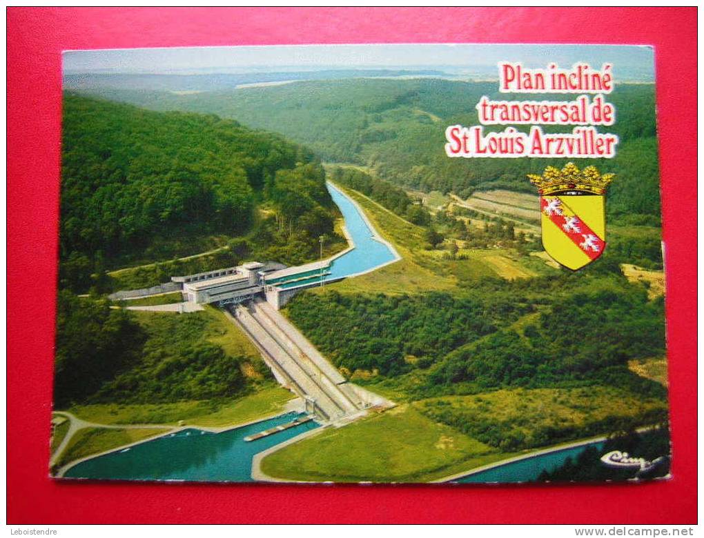 CPM -57-MOSELLE- PLAN INCLINE TRANSVERSAL DE ST-LOUIS-ARZVILLER -NON VOYAGEE - Arzviller