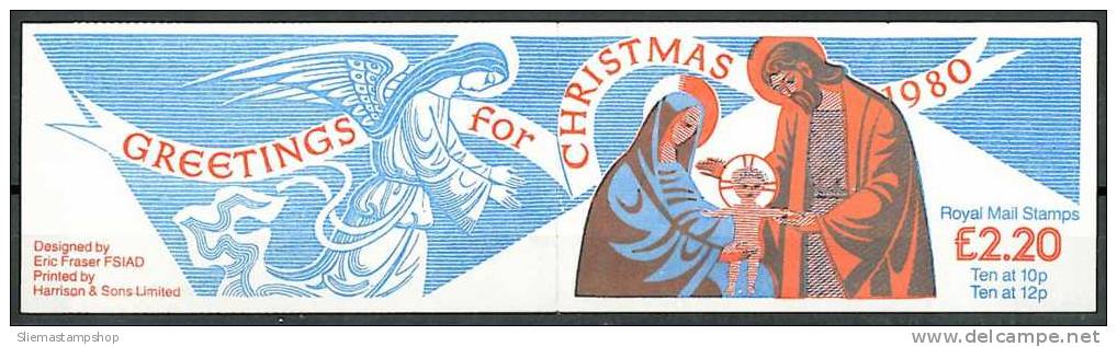 GREAT BRITAIN - 1980/83 3 CHRISTMAS BOOKLETS - V2121 - Booklets