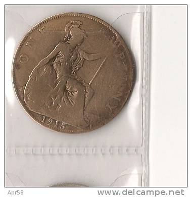 1915-one-penny - 1 Sovereign