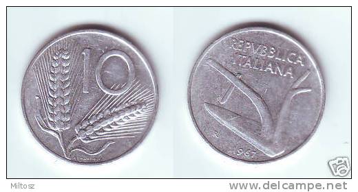 Italy 10 Lire 1967 - 10 Lire