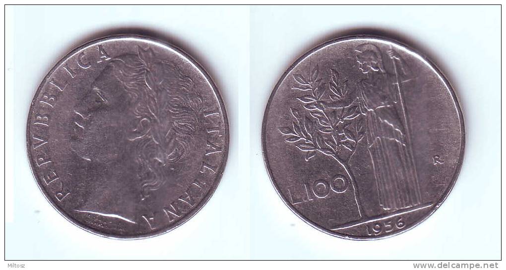 Italy 100 Lire 1956 - 100 Liras