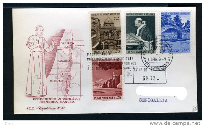 1963 - VATICANO - VATIKAN - VATICAN - VATICAAN - NR.  375/76 - F.D.C. Capitolium - Storia Postale