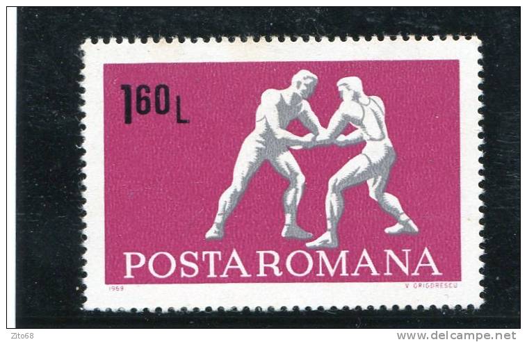 ROUMANIE Rumenia 1969 Y&T 2452** - Lutte