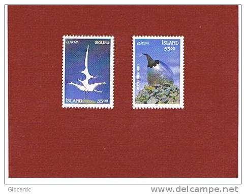 ISLANDA      -  UNIF. 739.740   -  1993  EUROPA CEPT:  ARTE CONTEMPORANEA   -  NUOVI (MINT)** - Unused Stamps