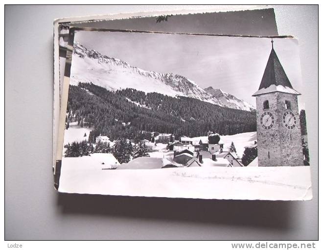 Zwitserland Suisse Schweiz GR Parpan Mit Kirche - Parpan