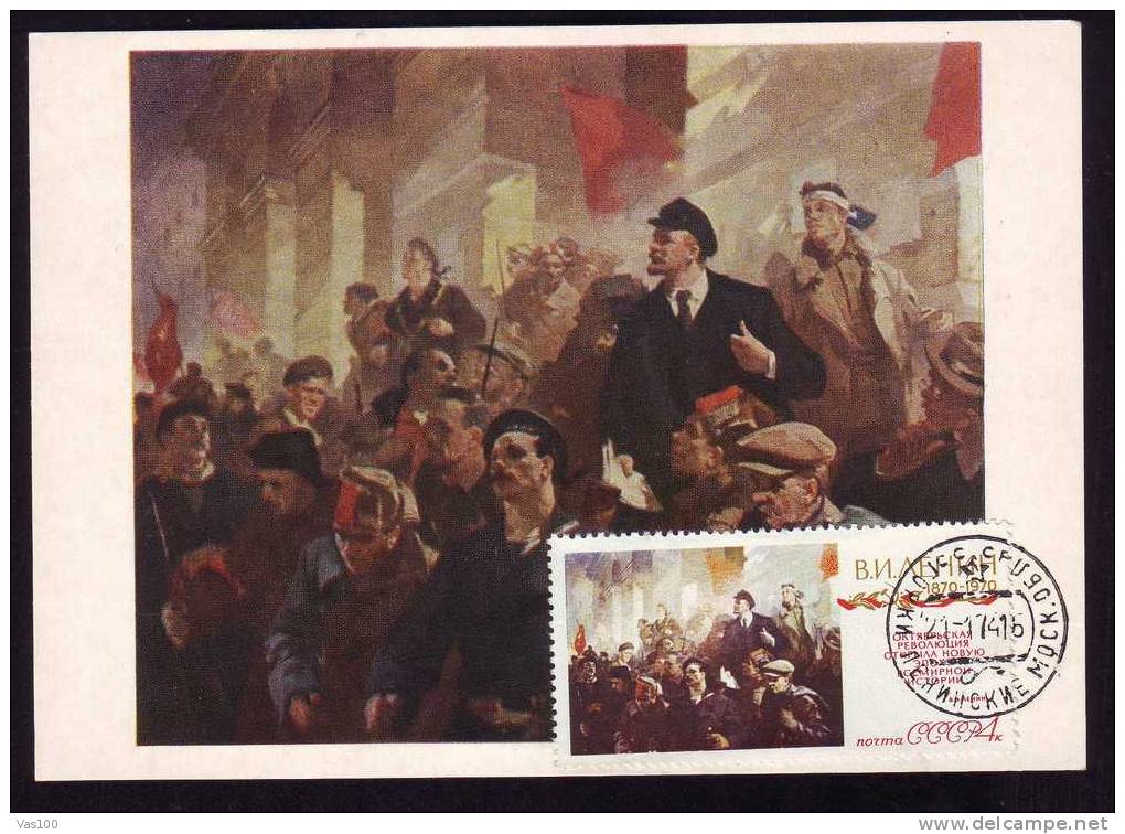 Lenine Lenin 1974 Maxicard,maximum Card .RUSSIA.(B) - Lenin