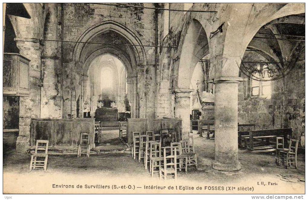 CPA - 95 - Environs De Survilliers - Intérieur De L' église De FOSSES - 084 - Fosses