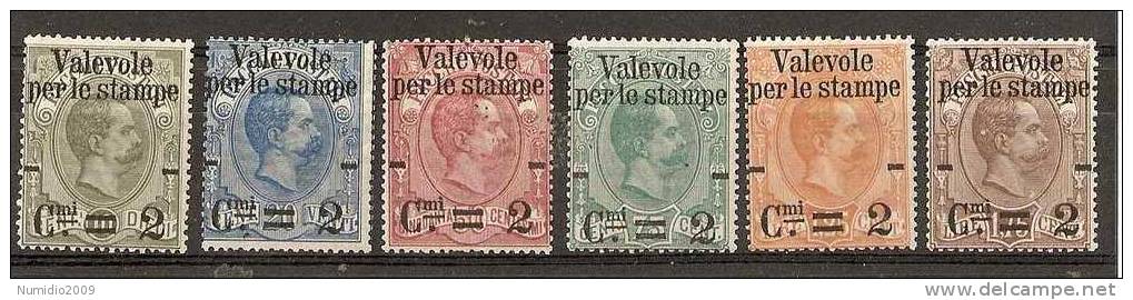 1890 REGNO VALEVOLE PER LE STAMPE MH * - 323 - Nuevos