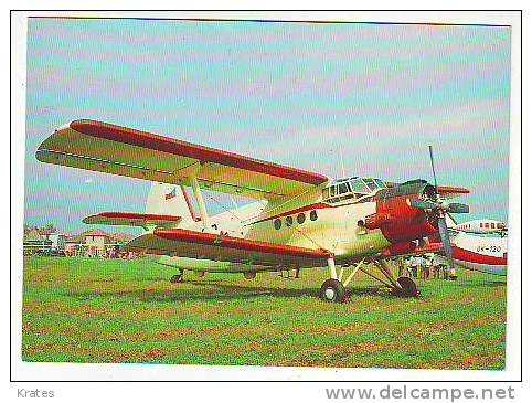 Postcard - Airplanes Antonov AN2 - 1946-....: Moderne