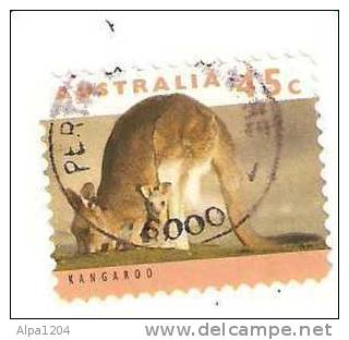 TIMBRE AUSTRALIA " LE KANGOUROU" 45 C - OBLITERE - Sammlungen