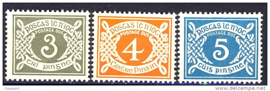 #Ireland 1978. Postal Due. Michel 22-24. MNH(**) - Impuestos