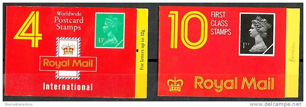 GREAT BRITAIN - 1987/899 2 BOOKLETS - V2134 - Booklets