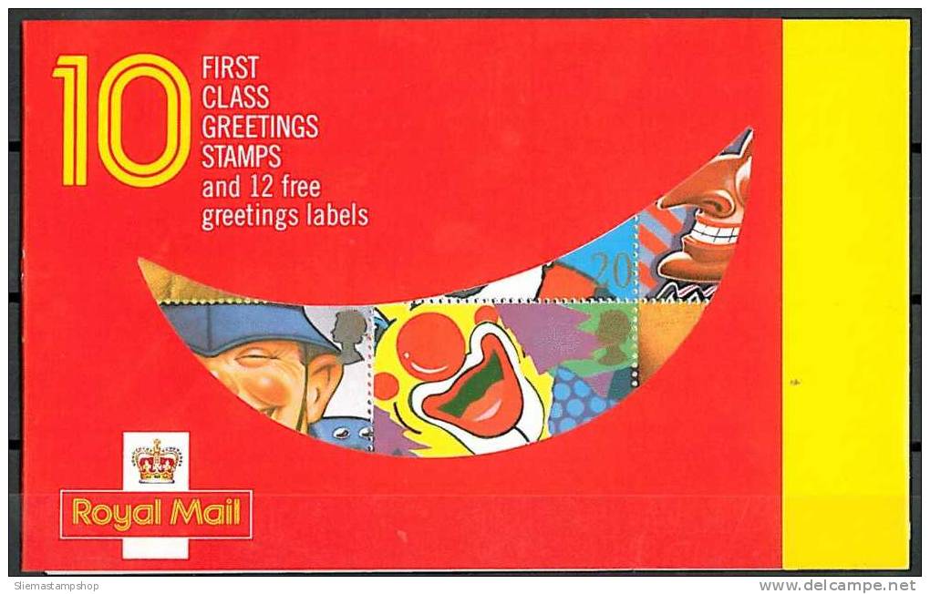 GREAT BRITAIN - 1990 GREETINGS BOOKLET - V2135 - Booklets