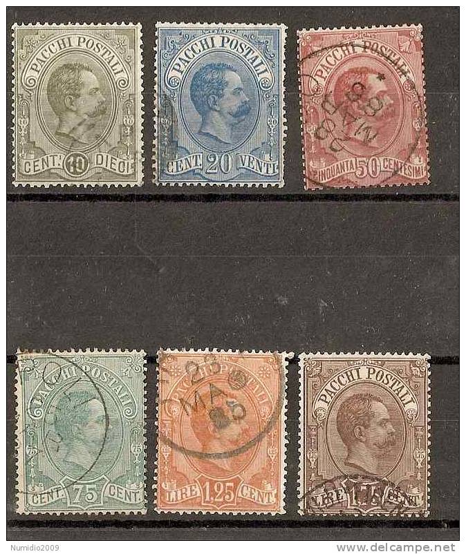 1884-86 REGNO USATO PACCHI POSTALI - H66 - Colis-postaux