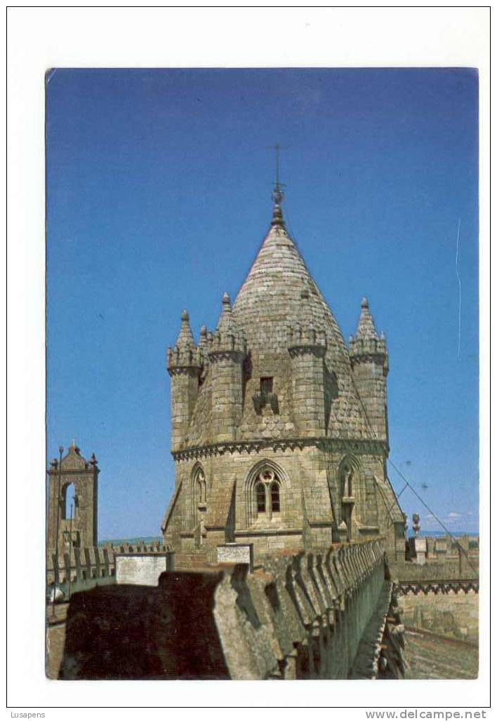 Portugal Cor 5404 – ÉVORA - CATEDRAL DE ÉVORA - VISTA EXTERIOR DO ZIMBÓRIO - Evora