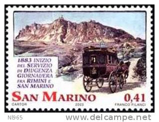 REPUBBLICA Di SAN MARINO - ANNO 2003 - LE DILIGENZE - NUOVI MNH ** - Neufs