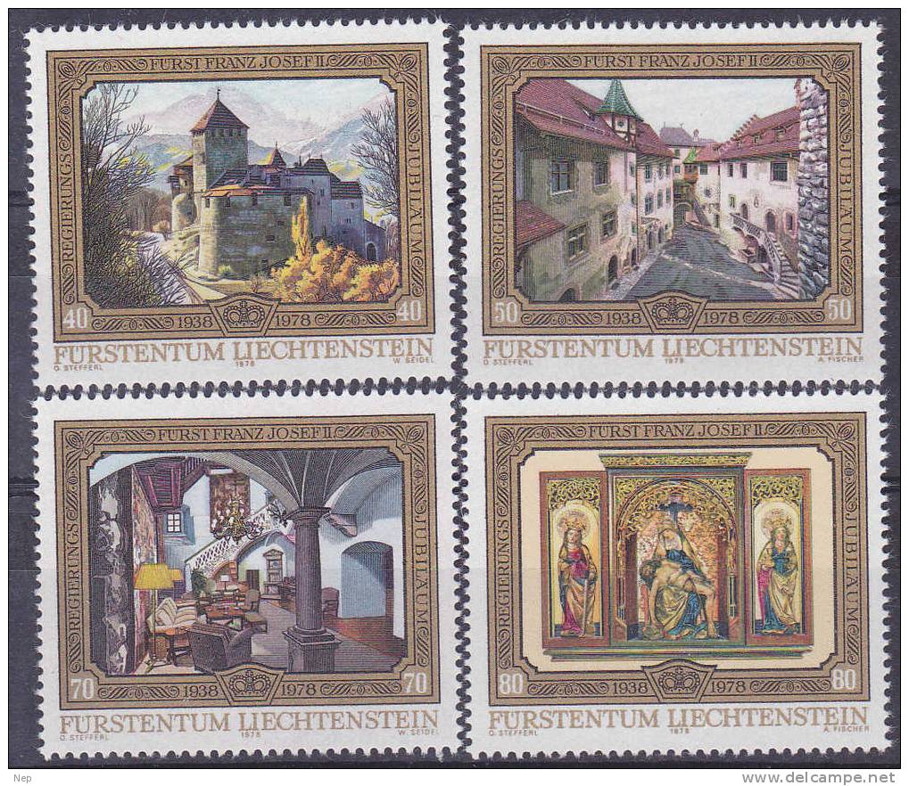 LIECHTENSTEIN - Michel - 1978 - Nr 706/09 - MNH** - Unused Stamps