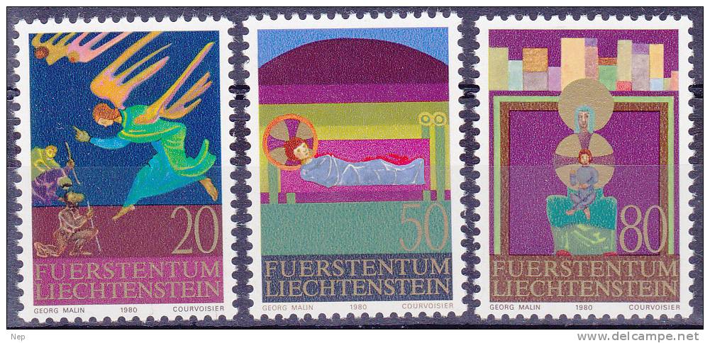 LIECHTENSTEIN - Michel - 1980 - Nr 761/63 - MNH** - Unused Stamps