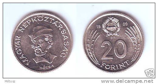 Hungary 20 Forint 1989 - Hongrie