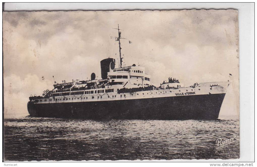 Thèmes Bateaux...paquebots....animée....(la Volle D'oran).... - Paquebote