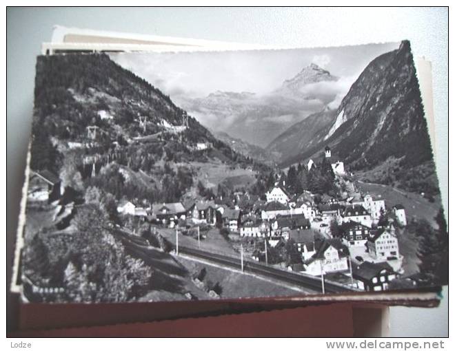 Zwitserland Schweiz Suisse UR Wassen Panorama Bahn - Wassen