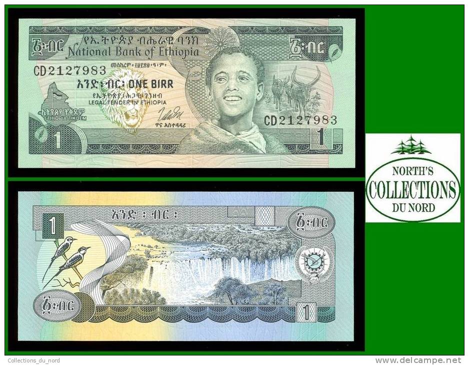 1 Birr Ethiopia 1969 Paper Money / Billet Ethiopie - Ethiopia