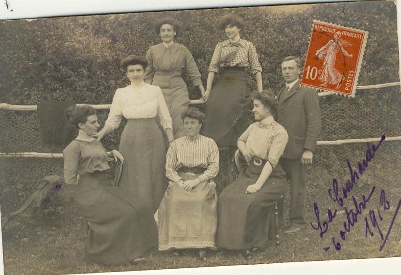 La Queue Les Yvelines 78 - Carte-Photo - Parc Chateau La Couharde 1912 -  Femmes - Autres & Non Classés