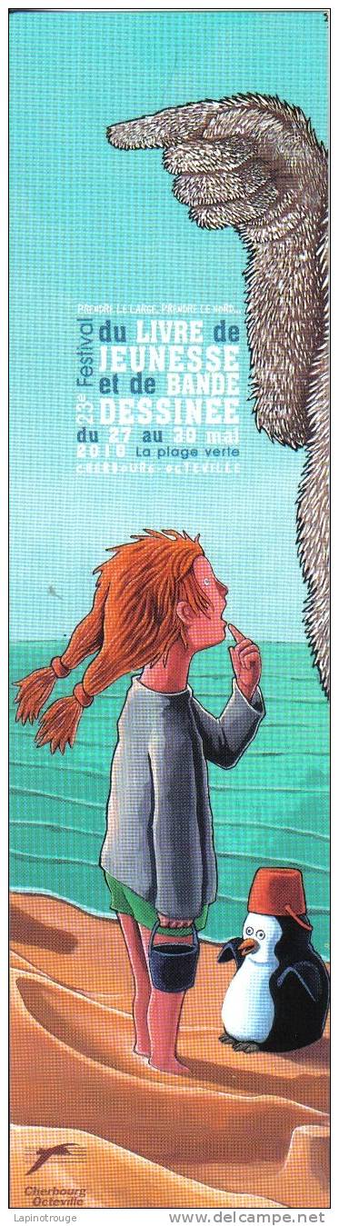Marque Page PROVOST Mickael Festival Livre Jeunesse Cherbourg 2010 - Bookmarks