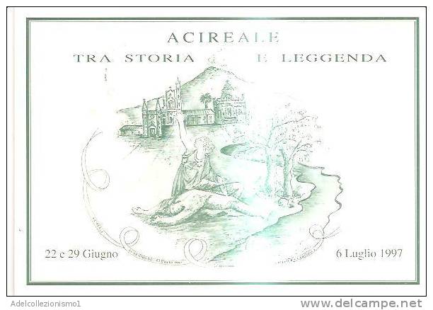 43491)cartolina Illustratoria Serie Acireale Tra Storia E Leggenda - Acireale