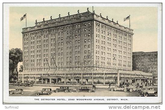 DETROIT - THE DETROITER HOTEL, WOODWARD AVENUE - Autres & Non Classés