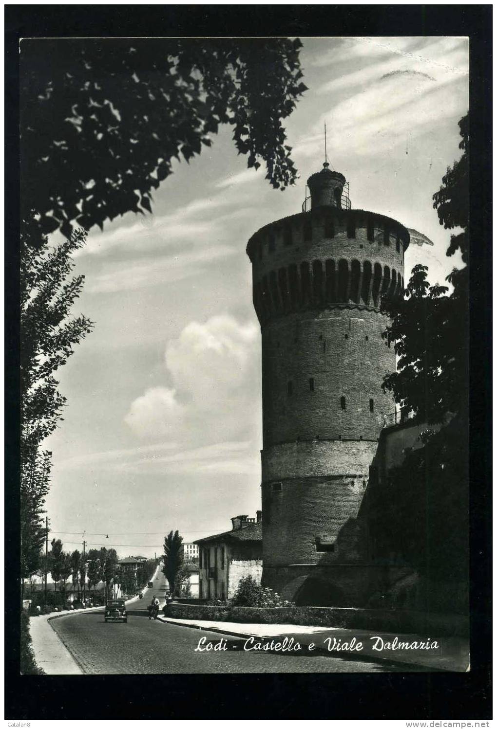 S1940 CARTOLINA ILLUSTRATA LOMBARDIA LODI CASTELLO FG. V. - Lodi