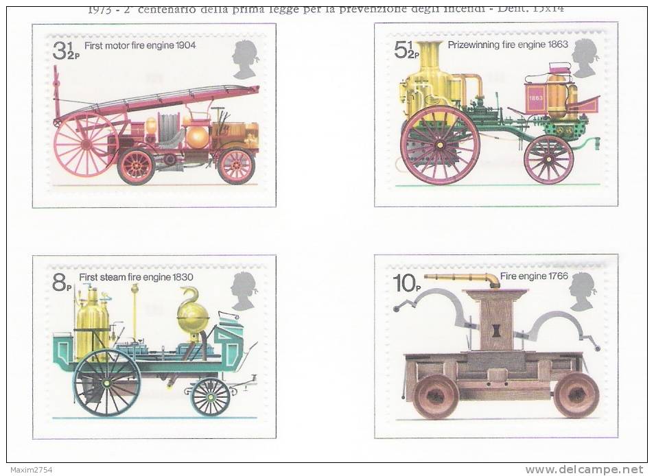 1974 - N. 721/24 ** (CATALOGO UNIFICATO) - Unused Stamps