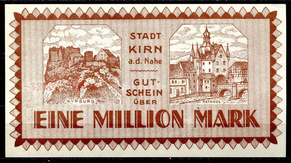 Germany Old City Banknotes Set, Notgeld 1923 Stadt Kirn, Look! - [11] Local Banknote Issues