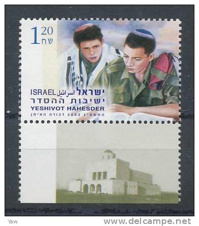 ISRAELE 2003  YESHIVOT HAHESDER, COLLEGE RABBINICO MNH** UNIFICATO 1662 - Judaika, Judentum