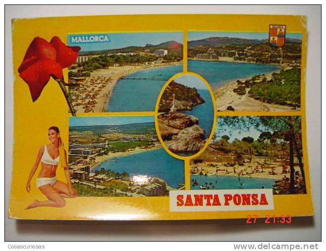 3175 SANTA PONSA MALLORCA BALEARES ISLANDS AÑOS 1960 OTRAS SIMILARES EN MI TIENDA - Cabrera