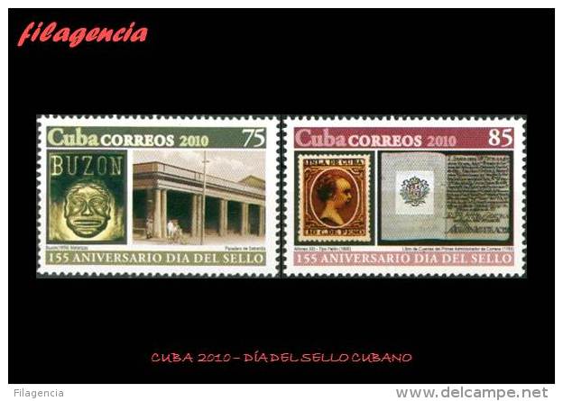 AMERICA. CUBA MINT. 2010 DÍA DEL SELLO CUBANO - Nuevos