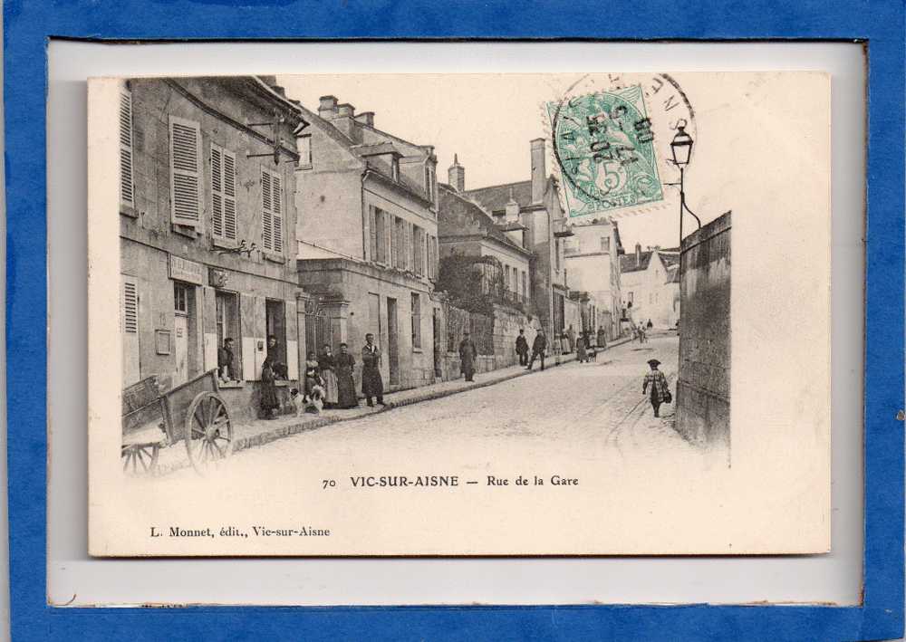 VIC-SUR-AISNE. - . RUE DE LA GARE. - Vic Sur Aisne