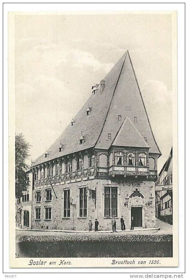 C.P.A. GOSLAR Am HARZ - Brusttuch Von 1526 - - Harzgerode