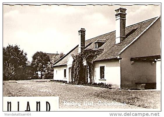 AK 441 BURGENLAND Mehrbild 4 Bilder Rohrau Haydn- U. Reiding Liszt-Geburtshaus Eisenstadt Haydn Kirche Rust Störche - Sonstige & Ohne Zuordnung