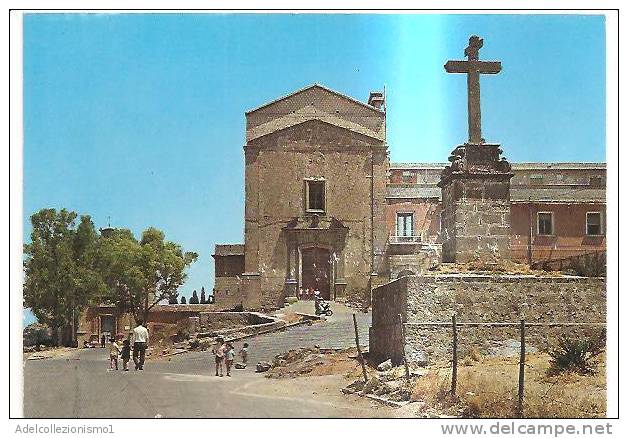 43568)cartolina Illustratoria Niscemi - Santuario Maria Ss. Del Bosco - Caltanissetta