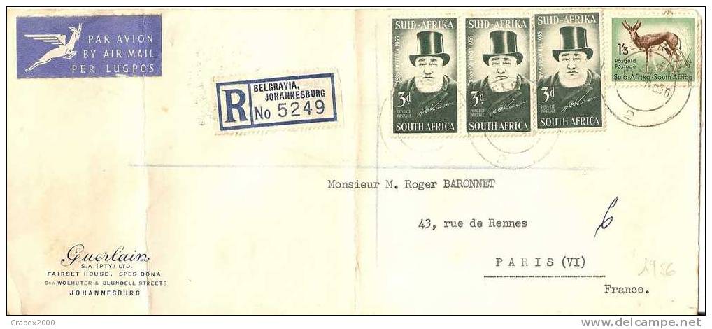 Ny&t    210+215  Lettre     BELGRAVIA  Vers  FRANCE Le   12 ......... 1956 - Covers & Documents